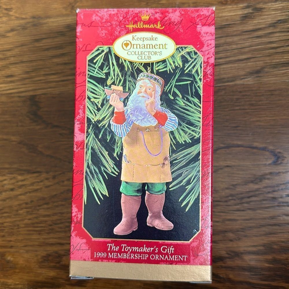 Vintage 1999‎ new in box Hallmark Keepsake Collectors Club The Toymakers Gift